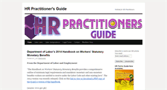 Desktop Screenshot of hrpractitionersguide.com